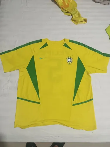 Camisa oficial Brasil amarela copa 2002 Nike ótimo estado de conservação