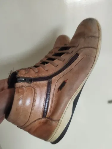 Bota social original em couro número 41 