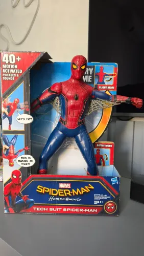 Spider-man Com Traje Hi-tech Eletrônico Marvel - Hasbro