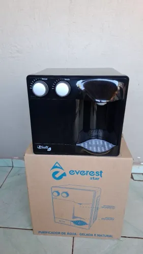 purificador de água soft Everest Fit preto 