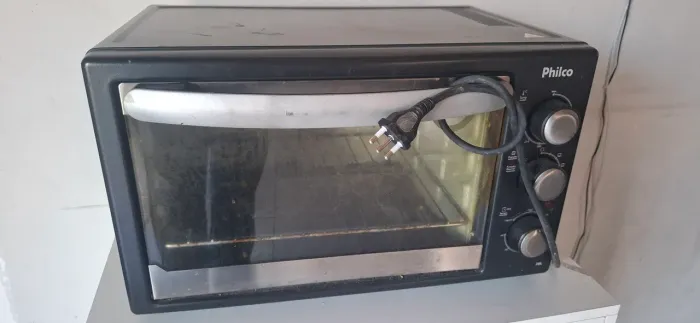 ? FORNO ELÉTRICO PHILCO 38L - NO ESTADO