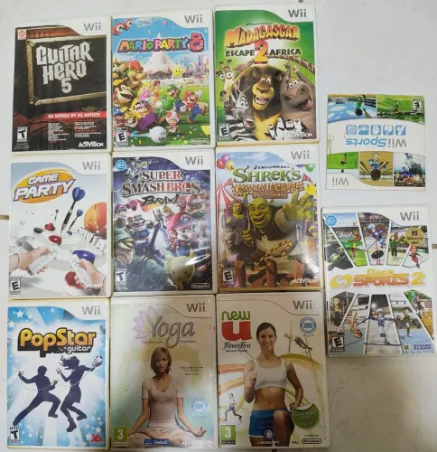 Lote jogos Nintendo Wii