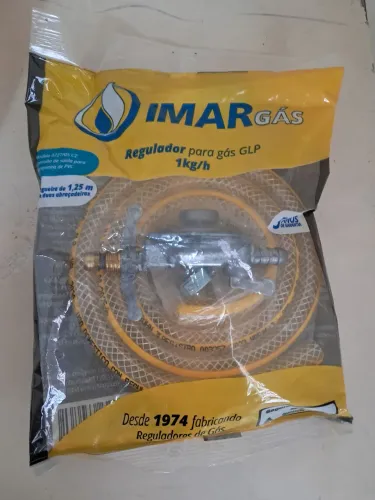Regulador para gas Glp 1kg/h  válido por 5 anos .