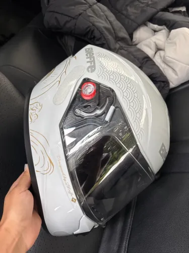 Capacete Bieffe B12 Imperium Branco