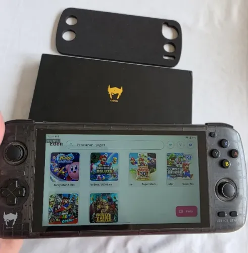 Ayn Odin Pro Preto Translucido 8gb Ram 128gb + Cartão 128gb