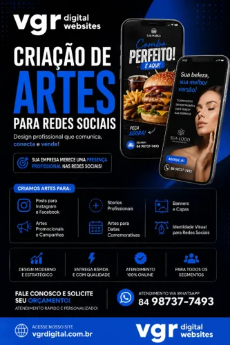 Criação de artes/publicações para redes sociais