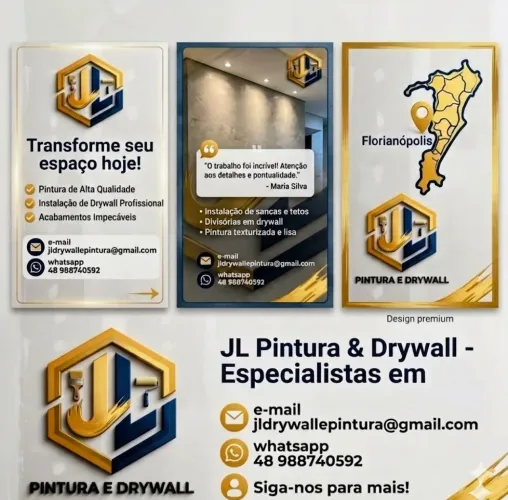 Empresa especializada em Drywall e pintura residencial