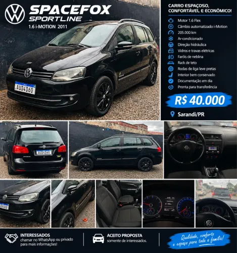 Volkswagen Spacefox Sportline/highline I Motion 1.6 2011