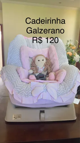 CADEIRINHA PARA CARRO GALZERANO + BRINDE - SEGURANÇA E CONFORTO PARA SEU BEBÊ!