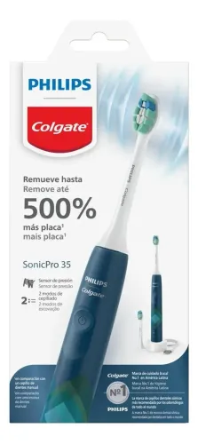 Escova Dental Elétrica Philips Colgate Sonicpro Series 35 Azul