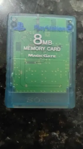 Memory Card PS2 Original translúcido