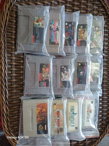 Lote de jogos Super Nintendo