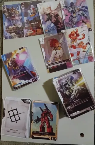 Coleção Cartas TCG Gundam Card Game ST01 Heroic Beginnings