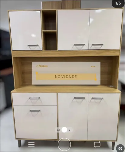 Armário de Cozinha Nicioli Erva doce 1.40 - Novo e embalado!!