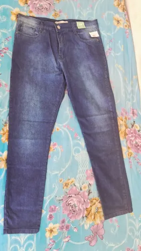 Calça jeans C&A tam:48 azul original elegância luxo estilob