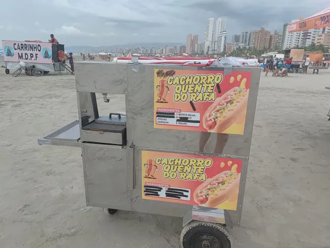 Carrinho hotdog 2x1