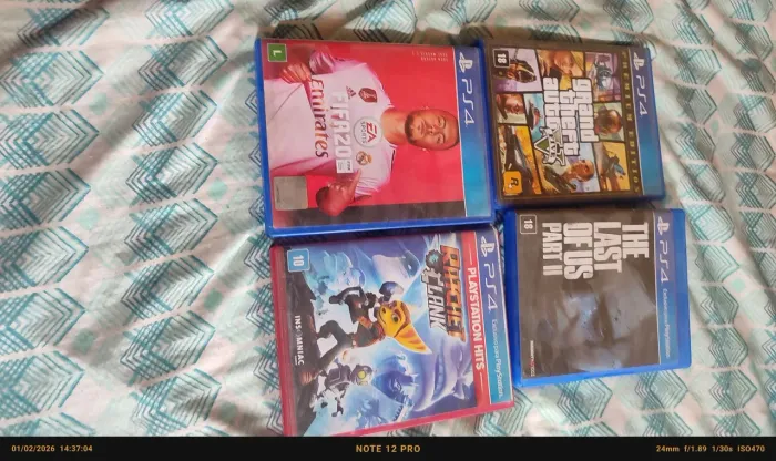 Vendo ou troco jogos de PS4 pro praça de vídeo de boa configuração