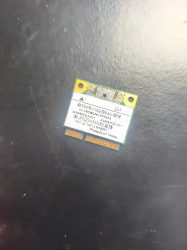 Placa de rede pra notebook FUNCIONANDO( Recomendo só pra testes, enfeite, ou pegar os cis)