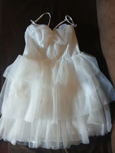 Mini vestido branco