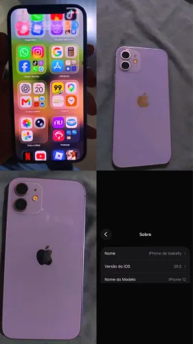 ? iPhone 12 128GB Roxo