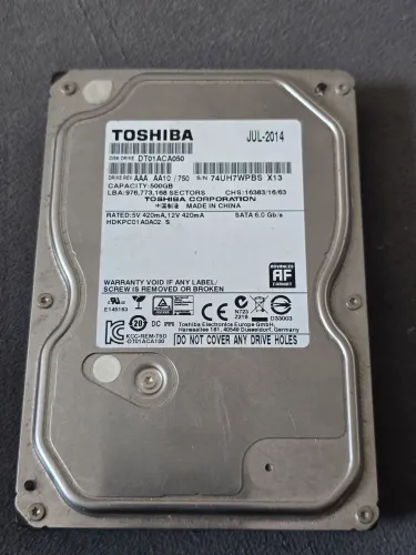 HD 3.5" sata Toshiba 500GB