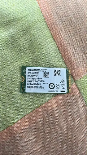 SSD NVMe 256 GB M.2 2242 (PCIe Gen3)