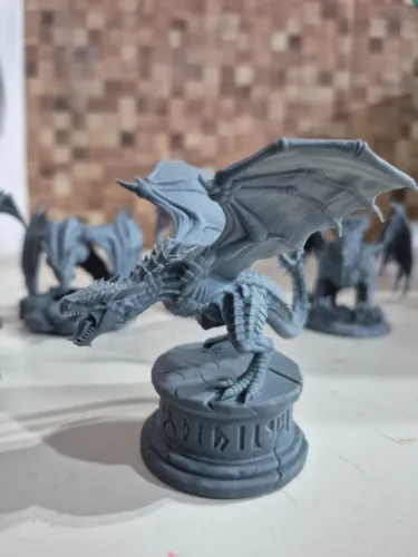 Miniaturas de Dragão, para RPG ou Pintura
