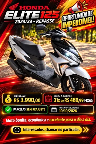 Repasse Elite 125 cc Única Dono Extra 2023