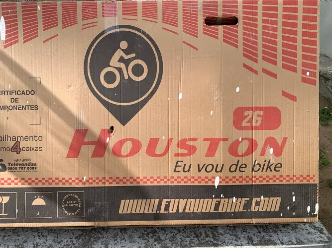 Bicicleta Houston Foxer Hammer Aro 26 - azul escuro (nova - na caixa) 