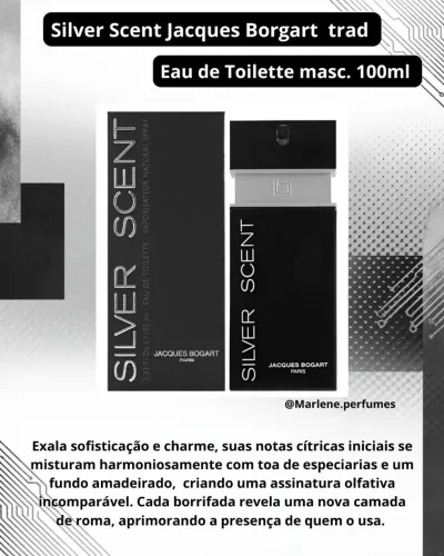 Silver Scent Jacques Borgart Eau de Toilette- masculino 100ml
