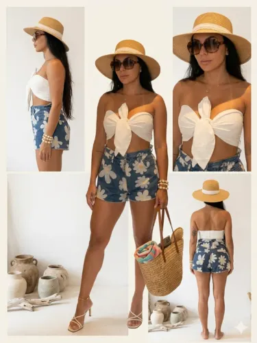 ? Shorts jeans FARM nunca usado!