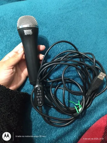 Microfone rock Band original funcionando perfeitamente
