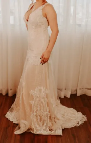 Conjunto Vestidos de Noiva | Cerimônia + Festa | Ateliê Betânia | Excelente Estado