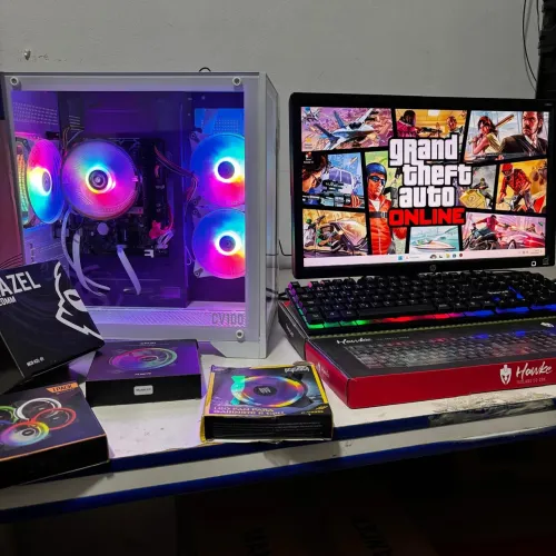 PC Gamer Top Core i7 4790 Tela 20, Ssd, WiFi, Completo.