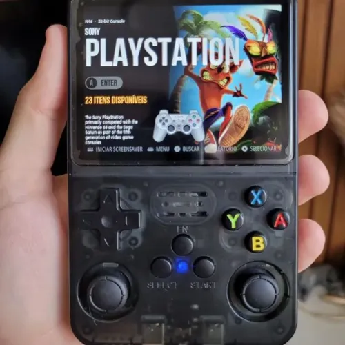 Game retro R36s com vários jogos de vários consoles