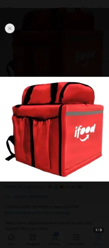 Bag de entrega com caixa de Isopor