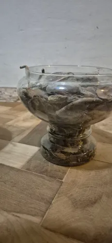 Vasos de vidro (três)