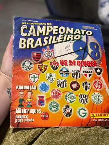 Álbum Campeonato Brasileiro 98 Incompleto