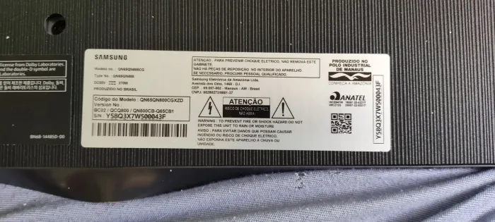 TV Samsung 65 polegadas 8k