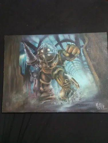 Bioshock Tela 30x40
