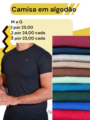 Camisa em algodão