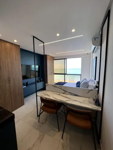 Flat para vender em Cabedelo a beira mar 1 quarto vista para o mar