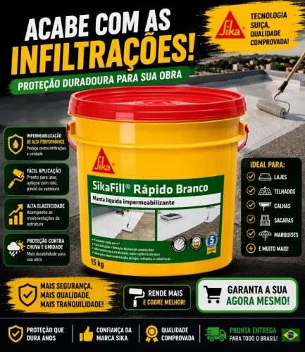 Manta líquida baldes sika 18kg