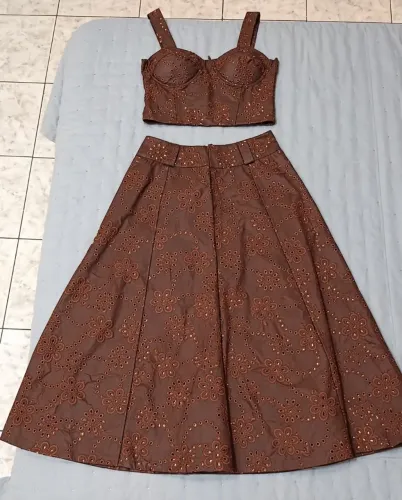 Conjunto bordado novo