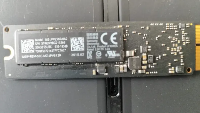 SSD 256GB SAMSUNG P/ Macbook AIR 11 ou 13 ou Pro 13 ou 15 - ACIMA 2012