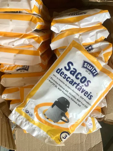 Sacos descartáveis para aspirador de pó