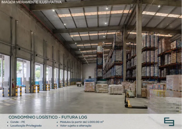 Galpão para alugar em Conde/PB com 2.400 m² em condomínio logístico