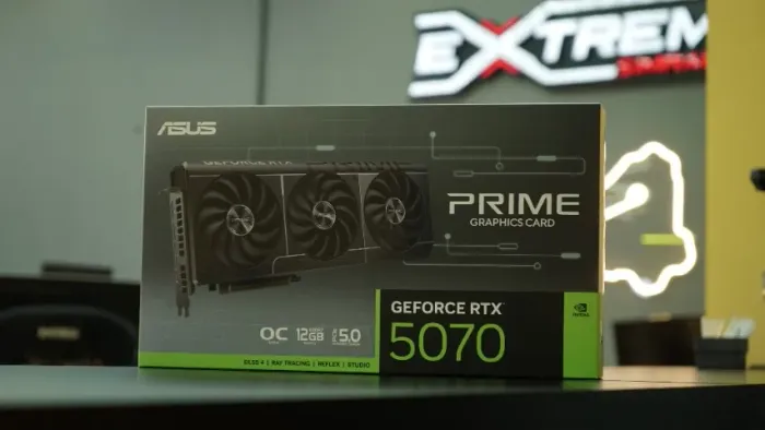 RTX 5070 12GB Asus Prime Black OC - 21x no cartão- Loja Física!