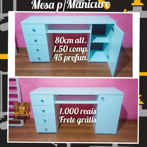 Mesa para manicure 