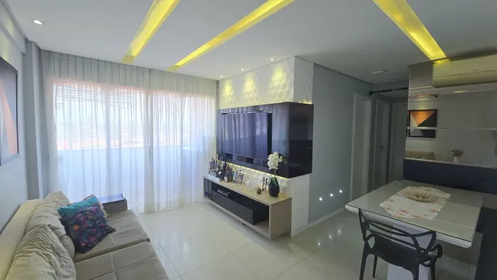 Apartamento mobiliado, projetado, porteira fechada no Damas.